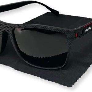 Óculos de Sol Quadrado Masculino Feminino Estilo Clássico Polarizados Proteção UV400 Premium